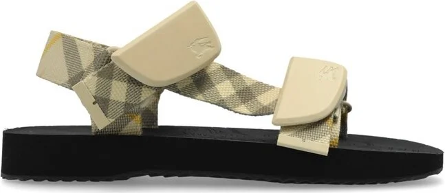 Burberry Trek Checked Open-Toe Sandals