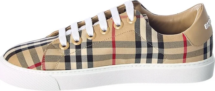 Burberry Vintage Check Canvas Sneaker - Image 2