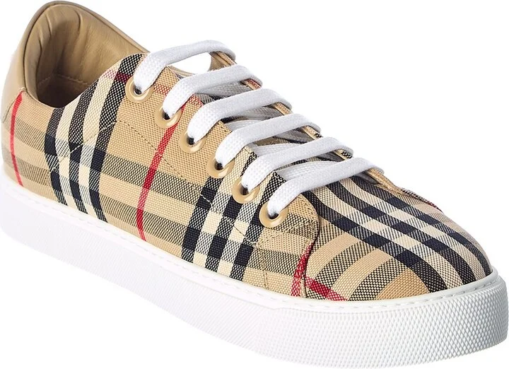 Burberry Vintage Check Canvas Sneaker