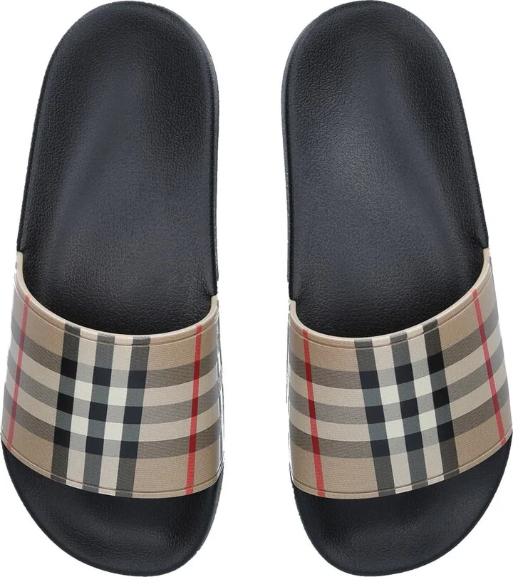 Burberry Vintage Check Furley Slides - Image 2