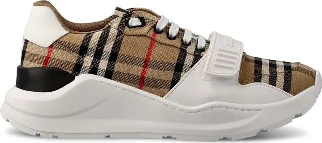 Burberry Vintage Check-Patterned Low-Top Sneakers