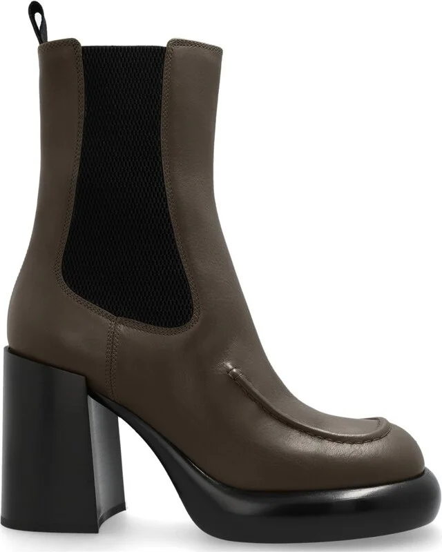 Burberry Wedge Chelsea Ankle Boots