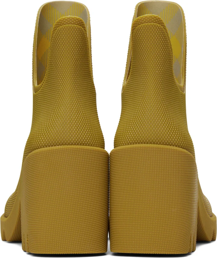 Burberry Yellow Marsh Boots - Image 2