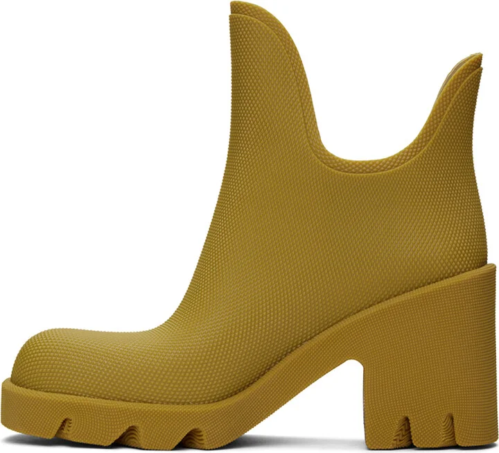 Burberry Yellow Marsh Boots - Image 3