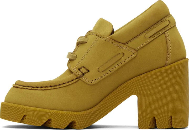 Burberry Yellow Stride Heels - Image 3