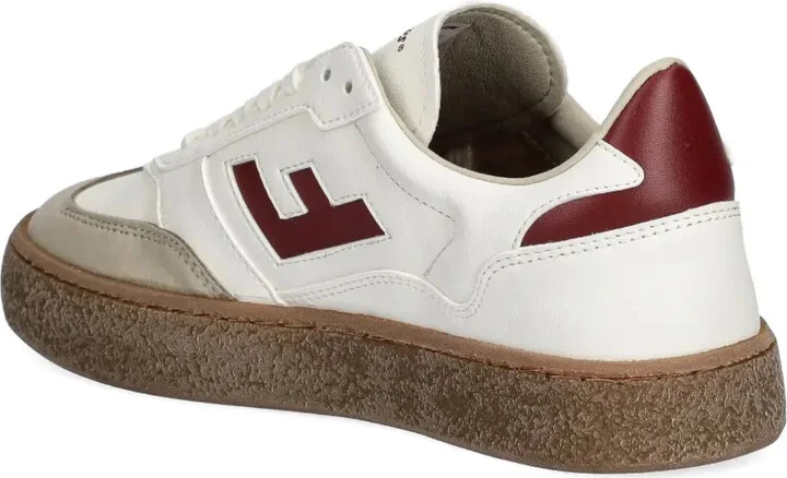 Burela logo-detail leather sneakers - Image 3