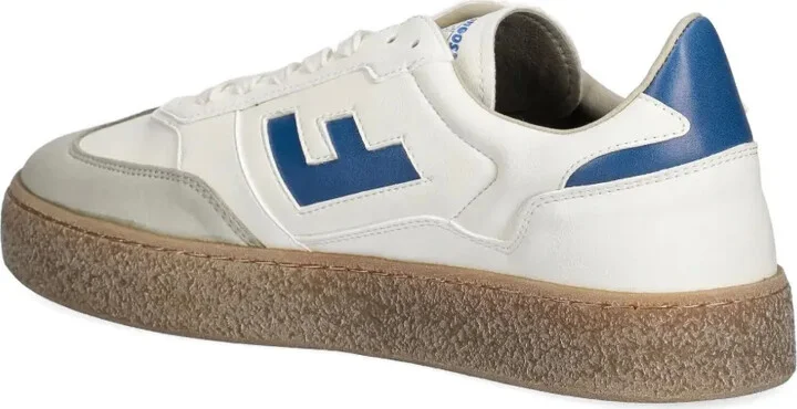 Burela logo-detail leather sneakers - Image 3