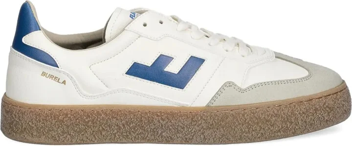 Burela logo-detail leather sneakers
