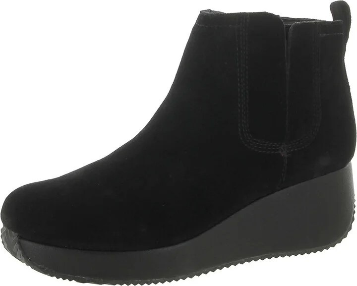 Burlingham Womens Leather Booties Chelsea Boots