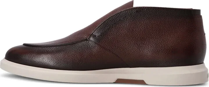 Burnished-Finish Leather Boots - Image 5
