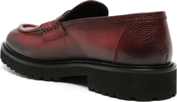 Burnished-Finish Leather Loafers - Image 3