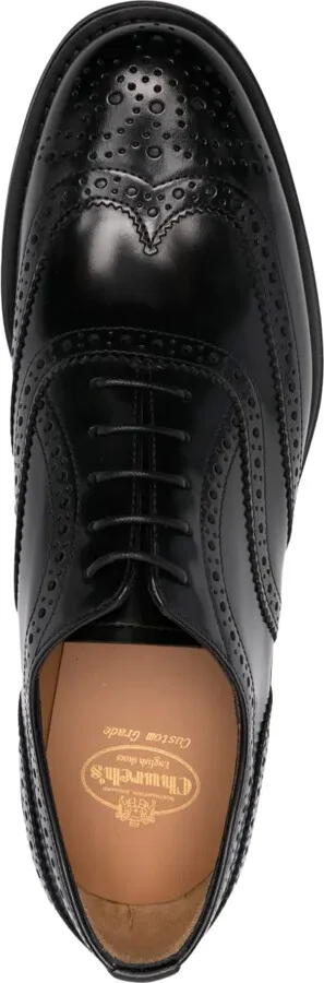 Burwood leather brogue shoes - Image 4