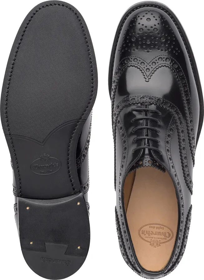 Burwood leather brogues - Image 3