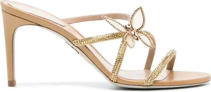 Butterfly Embellished Strappy Sandals