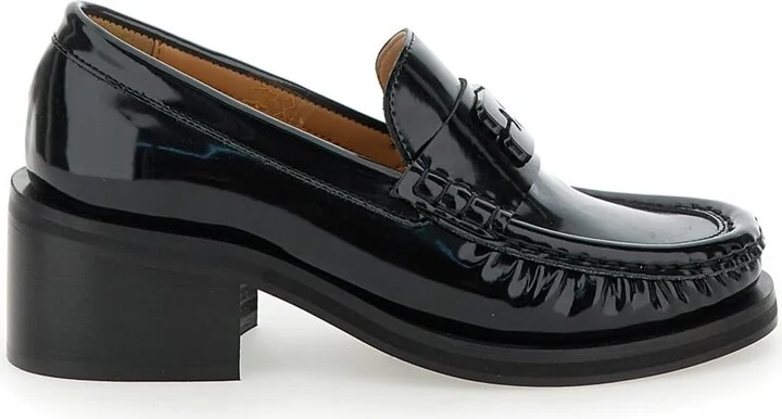 Butterfly Mid Heel Loafer Patent