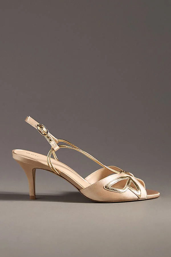 Butterfly Slingback Kitten Heels - Image 3