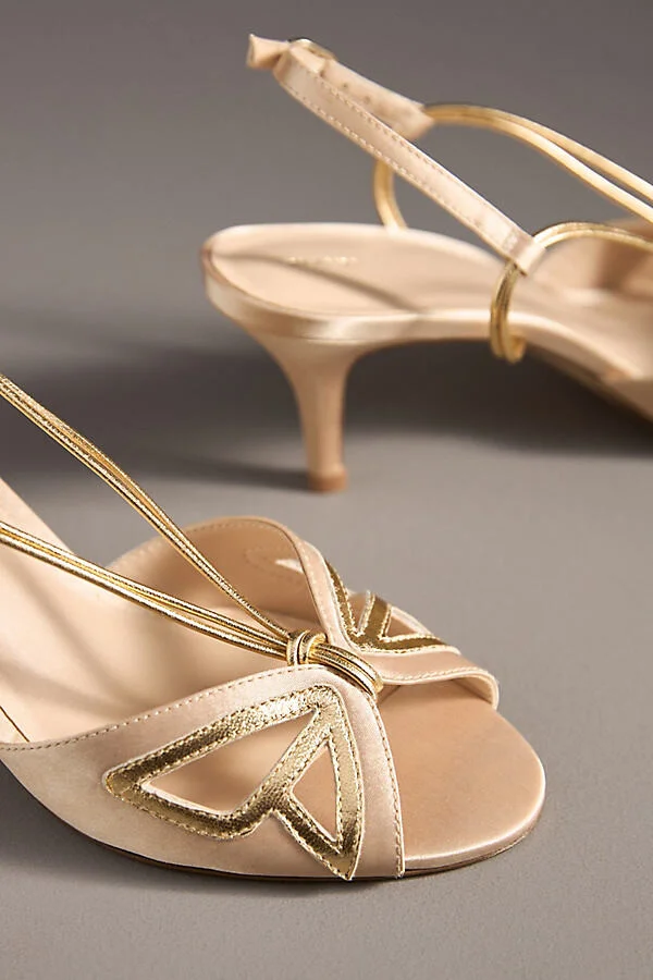 Butterfly Slingback Kitten Heels - Image 4
