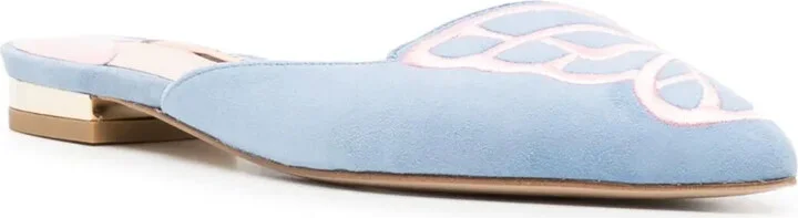 Butterfly suede mules - Image 2