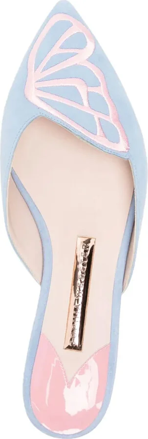 Butterfly suede mules - Image 4