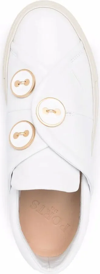Button-Embossed Slip-On Sneakers - Image 4