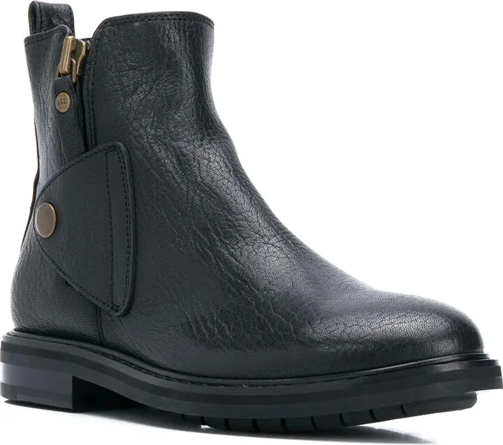 Button Over Ankle Boots - Image 2