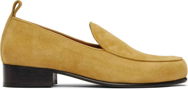 BY FAR Beige Alfred Loafers