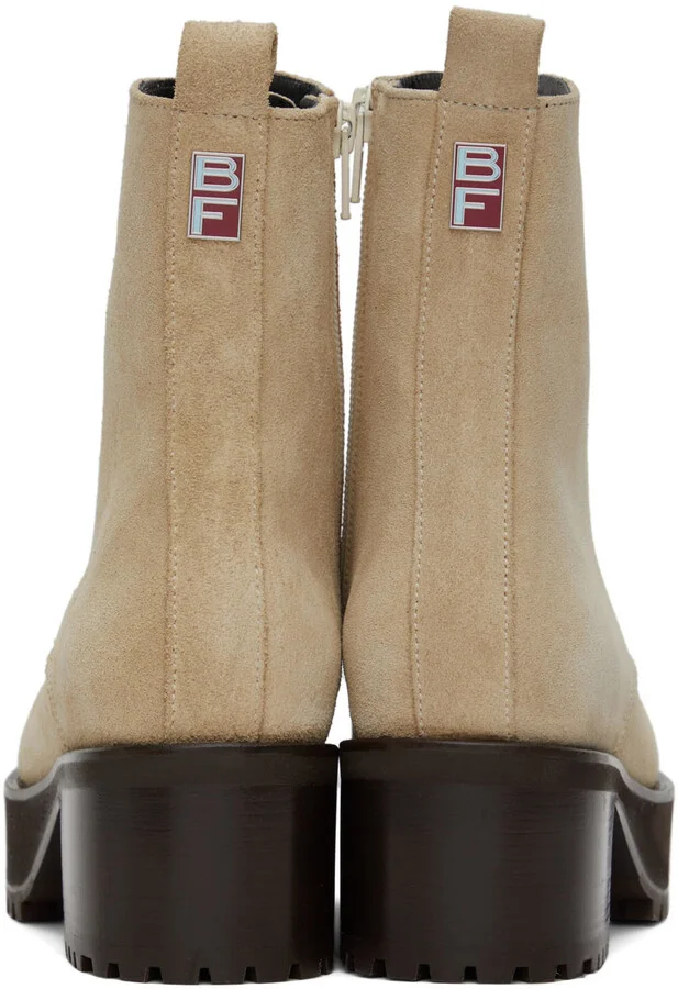 BY FAR Beige Cobain Boots - Image 4