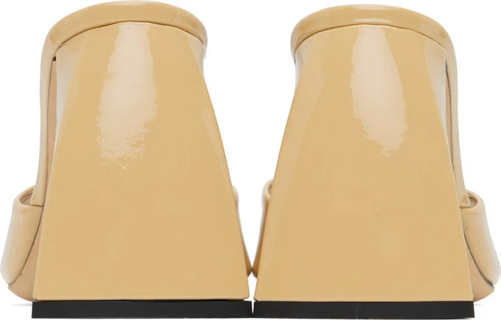 BY FAR Beige Michele Heeled Sandals - Image 2
