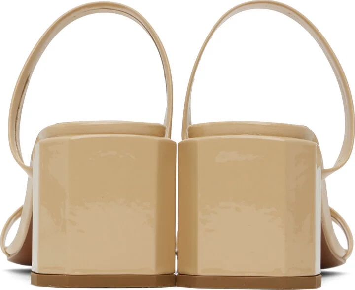 BY FAR Beige Tanya Sandals - Image 2