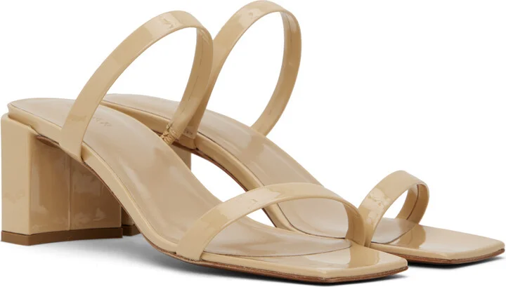 BY FAR Beige Tanya Sandals - Image 4
