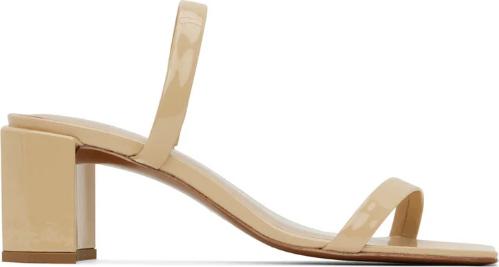 BY FAR Beige Tanya Sandals