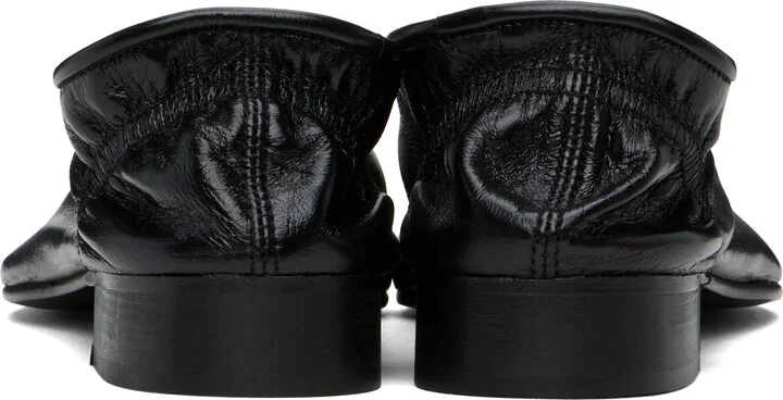 BY FAR Black Carré Ballerina Flats - Image 2