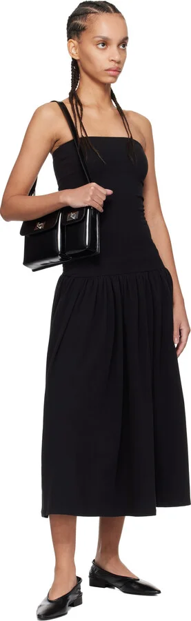BY FAR Black Carré Ballerina Flats - Image 5