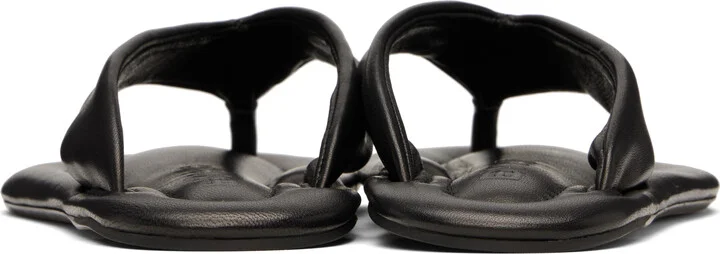 BY FAR Black Dasha Flip-Flops - Image 2