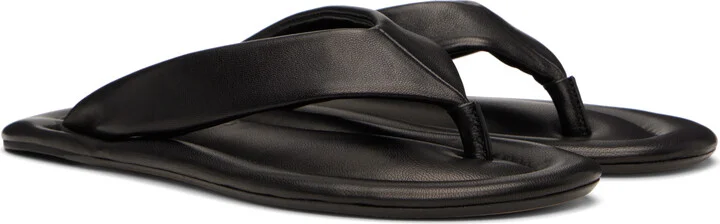 BY FAR Black Dasha Flip-Flops - Image 4