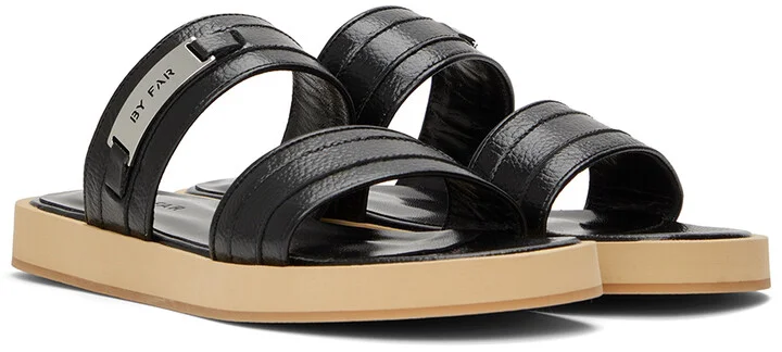BY FAR Black Easy Sandals - Image 4