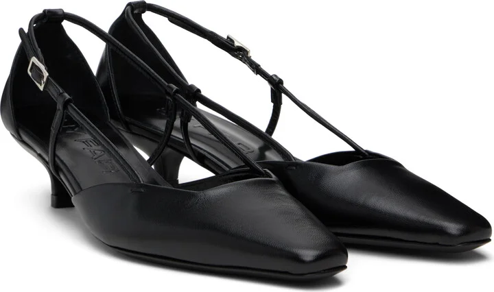 BY FAR Black Francine Heels - Image 4