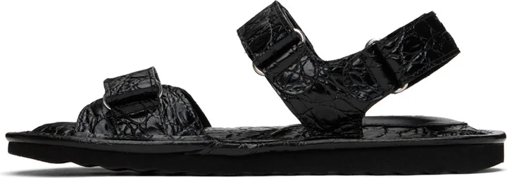 BY FAR Black Gideon Sandals - Image 3
