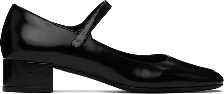 BY FAR Black Ginny Ballerina Flats