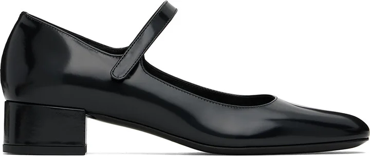 BY FAR Black Ginny Heels