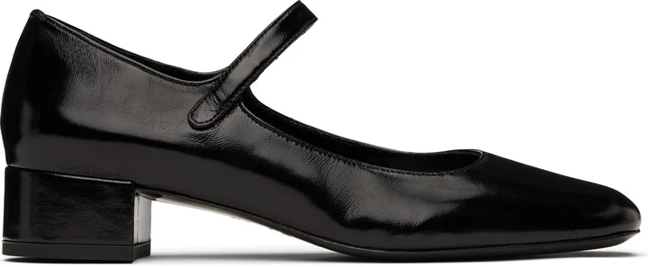 BY FAR Black Ginny Heels