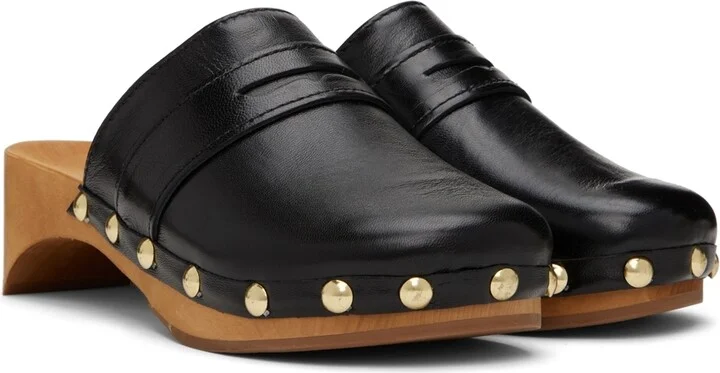 BY FAR Black Hans Clogs - Image 4