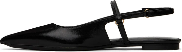BY FAR Black Jess Ballerina Flats - Image 3