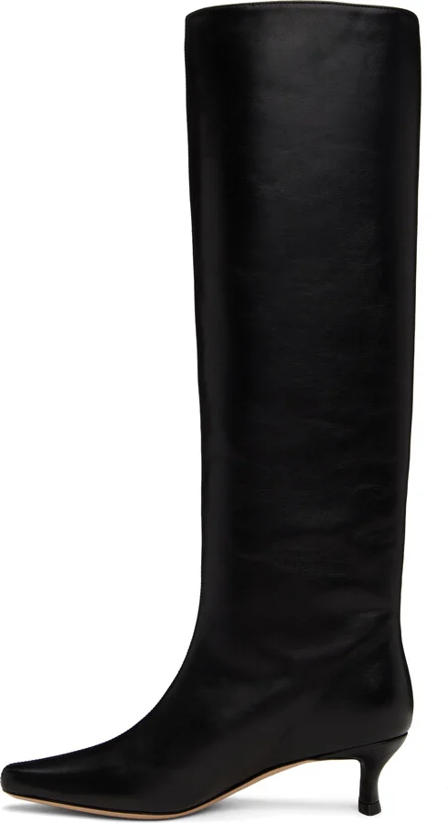 BY FAR Black Kitten Stevie 42 Tall Boots - Image 3