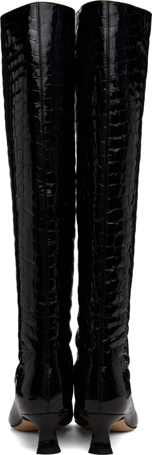 BY FAR Black Kitten Stevie 42 Tall Boots - Image 2