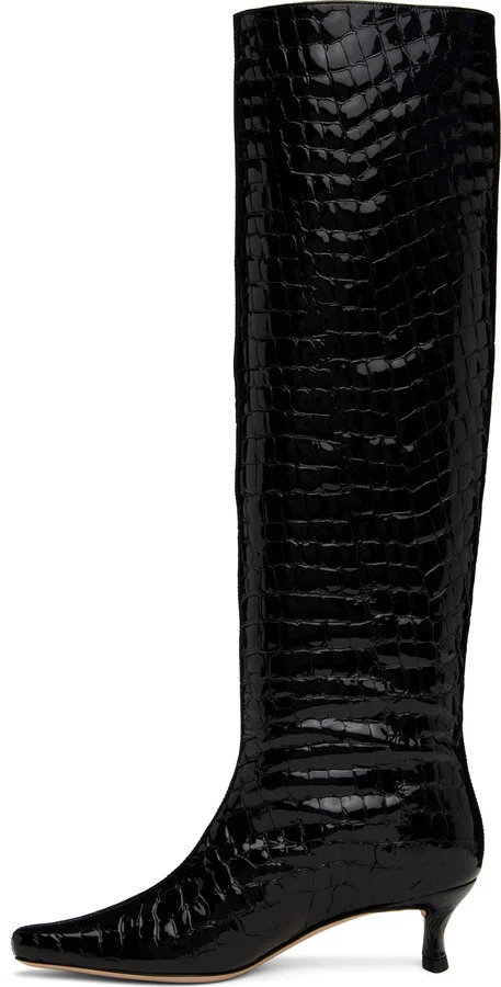 BY FAR Black Kitten Stevie 42 Tall Boots - Image 3