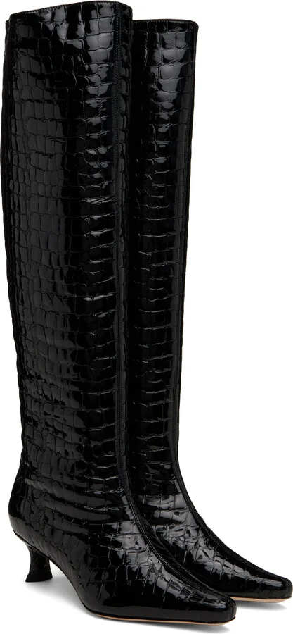 BY FAR Black Kitten Stevie 42 Tall Boots - Image 4