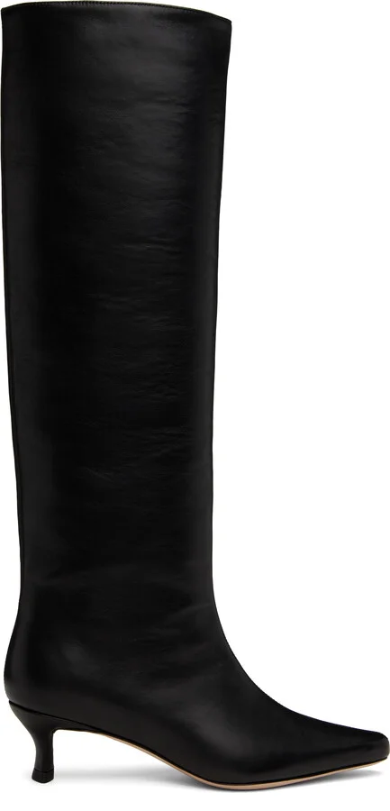 BY FAR Black Kitten Stevie 42 Tall Boots