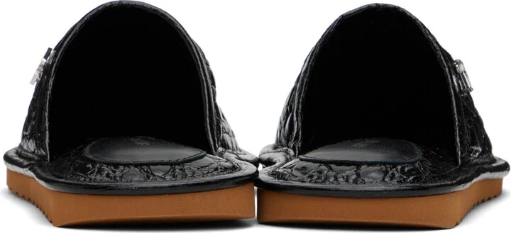 BY FAR Black Larry Slippers - Image 2