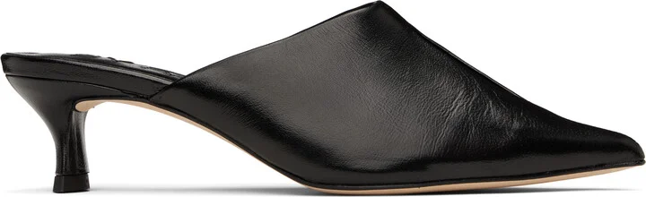 BY FAR Black Luciana Mules